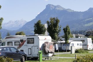 Les terrains de camping, qui ne représentent qu'une faible part des nuitées de la parahôtellerie à cette saison, ont totalisé 0,18 million de nuitées entre janvier et mars (archives).